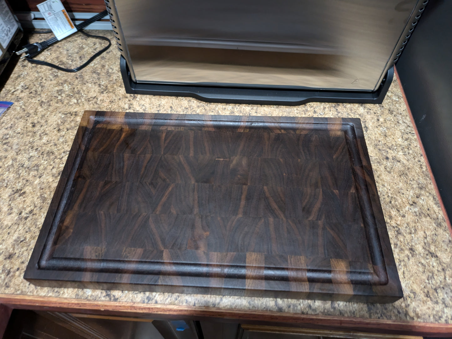 Custom end grain cutting board